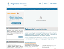 Tablet Screenshot of progressiveinfovision.com